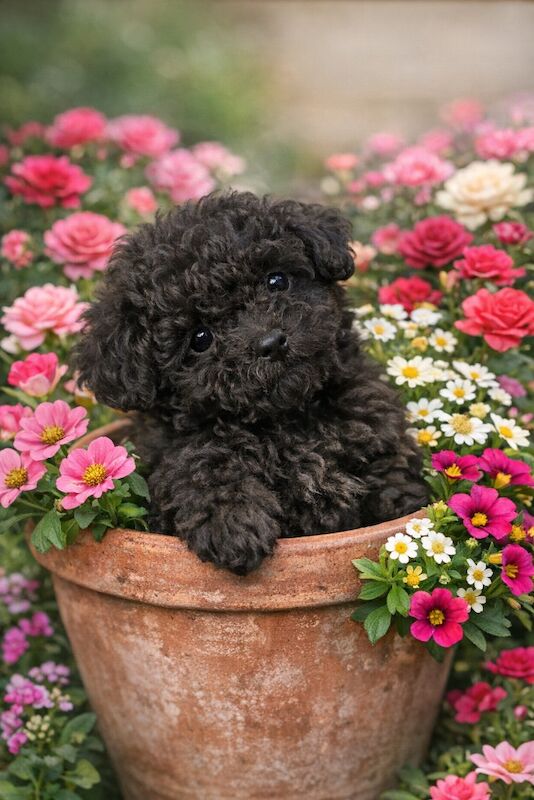 Kc health tested standard poodle